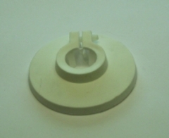 35mm hvid roset 2-delt m/krave