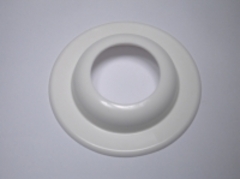 1 Plastbøsningskrave hvid