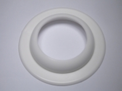1.1/2 Plastbøsningskrave hvid