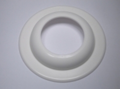 1.1/4 Plastbøsningskrave hvid