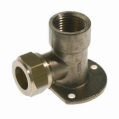 Kompression Dækvinkel 1/2 - 12 MM forkromet