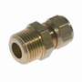 Overgang 1/2 - 12 MM Med nippel Forkromet  Kompressions Fit.