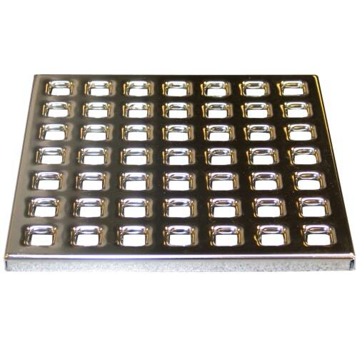 Firkantet Rist Rustfri 146 Mm Type F - vvs nr. 153842146 - køb til 217 ...