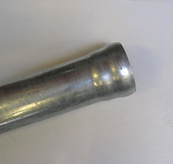 GM-X rør DN70 x 2000 mm. Galvaniseret