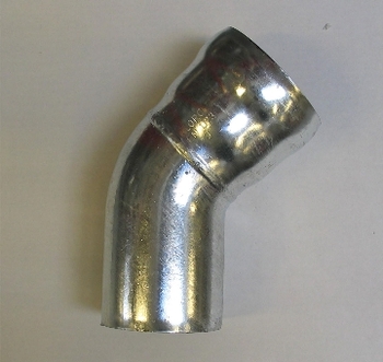ACO 100 mm x 45 ° Bøjning afløb stål GM-X