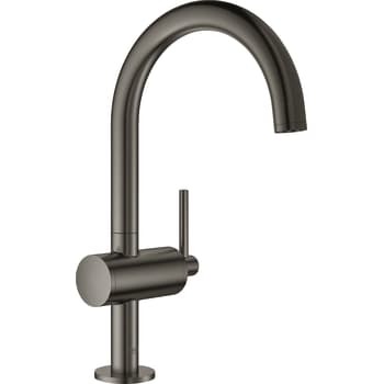 GROHE Atrio New håndvaskarmatur L. Med bundventil. Børstet Hard Graphite