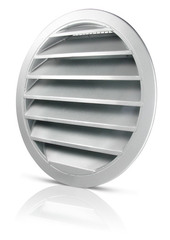 100 mm Vægrist aluminium USAV