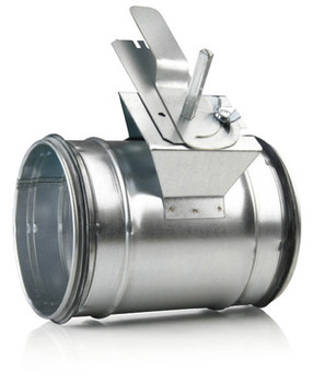 125 mm Indregulering/lukkespjæld til ventilation