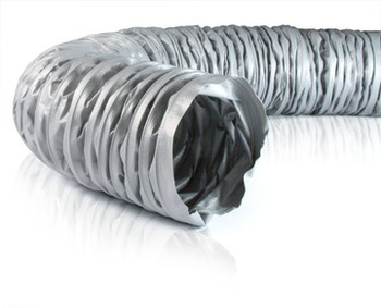 200 mm Flex slange grå PVC 5 meter