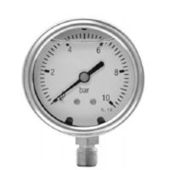 Termometre, Manometer 100 MM 1/2 Billede af Termometre, Manometer 100 MM 1/2
