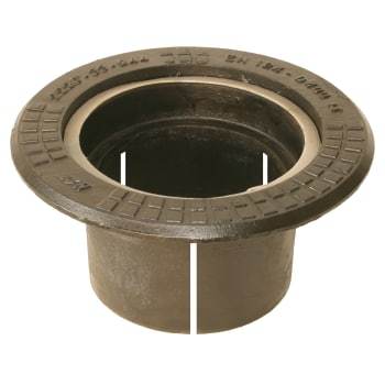 Duco 280 x 226 mm karm med pakning, rund, flydende, SG SORT