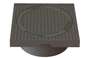 Duco 425 x 195 mm karm/dæksel m/lås, firkantet, fast, 12,5 t, GG