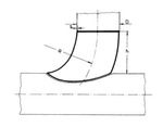 108,0 x 3,6 mm Bøjning for indsvejsning