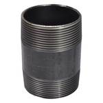 1/2 x 400 mm Sort nippelrør