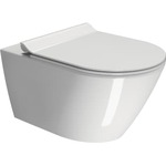 GSI Kube X vægtoilet 55x35cm med swirlflush og skjult montering 
