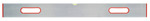 Retteskinne m.libelle 3 mtr.