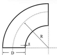 219,1 x 4,5 mm Svejsebøjning