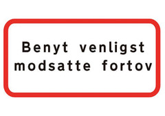 Undertavle, benyt venligst modsatte fortov