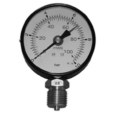 1/4 x 63 mm Manometer 10 bar