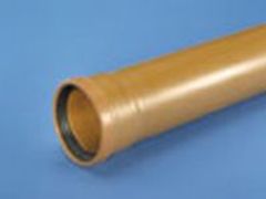 Wavin 200 x 3000 mm PVC-kloakrør m/muffe, klasse N SN4, EN 13476
