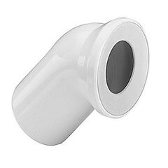 Toilettilslutningsbøjning 45Â°