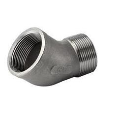 Vinkel 45gr nippel/muffe 3 aisi 316