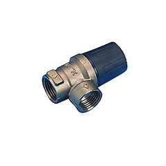 Wavin sikkerhedsventil 1/2' muffe/muffe 2,5 bar - centralvarme