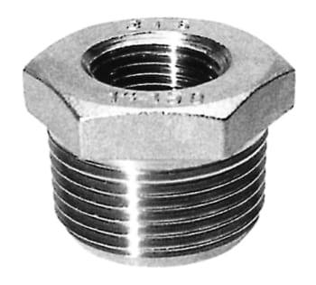 4 x 3 Nippelmuffe AISI 316