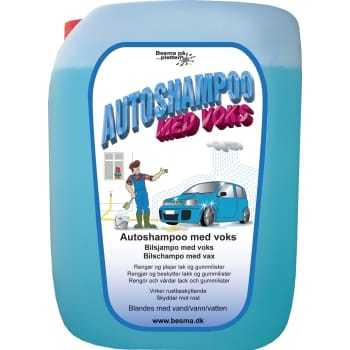 Besma autoshampoo med voks, 5 liter