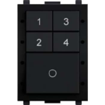 Digidim134B Panel m/5 tryk (Sort) 4 scener + sluk