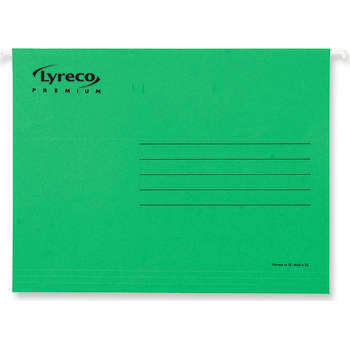 Billede af Lyreco Premium folio hængemappe, grøn, 50 stk.