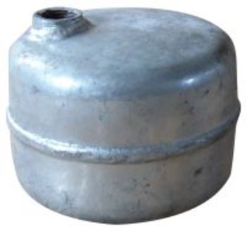 luftpotte 1 liter, 1/2" RG, galvaniseret