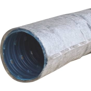 Wavin 75/65 mm PVC-drænrør med 2,5 x 5 mm slids og filt, 50 m (50 mtr)