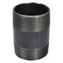 1/2 x 400 mm Sort nippelrør