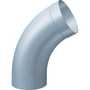 BØJNING, PREPATINA BLAUGRAU 80 MM, 60° MED MUFFE