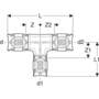 Geb tee 32x16x32mm ppsu sort