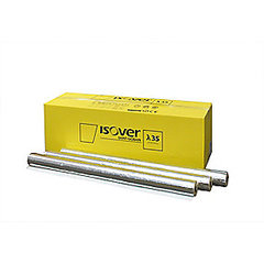 ISOVER Alu 2 (TapeLock rørskål) 18x20 mm, 1,2mtr. m/alu-folie, max. 500°C. Med tape