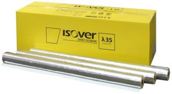 Saint-Gobain Isover Alu-rørskål 42x20mm. 1.2mtr.