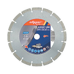 Norton Clipper diamantklinge - 230x2,6x22,23mm Classic Universal til våd- & tørskæring