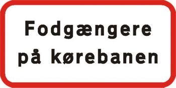 Saferoad Daluiso Fodgængere på kørebanen