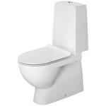 Gulvstående Duravit Nordisk toilet.