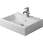 Duravit Vero håndvask 50 x 47 cm med 3 hanehuller og sleben underkant.
