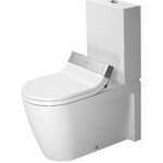 Duravit Toilet close-coupled 72 cm starck 2 hvid, vario outlet, washd.