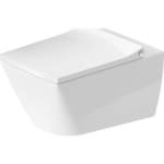 Duravit Viu vægmonteret toilet 37x57cm åben skylle-rand, WonderGliss