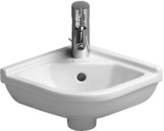 Duravit Starck 3 vask 44 cm hjørnemodel med wondergliss