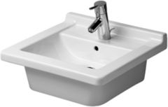 Duravit Starck 3 vask 48 cm med hanehul og overløb