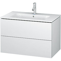 Duravit L-Cube vaskeskab 82x48,1cm, 2 skuffer, hvid højglans