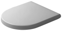 Duravit Starck 3 toiletsæde med soft close, hvid