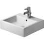 Duravit Vero vask 50 cm slebet kant med 3 hanehuller og wondergliss
