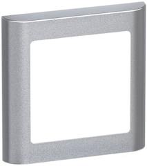 LK FUGA designramme 63 soft 1 modul stålmetallic